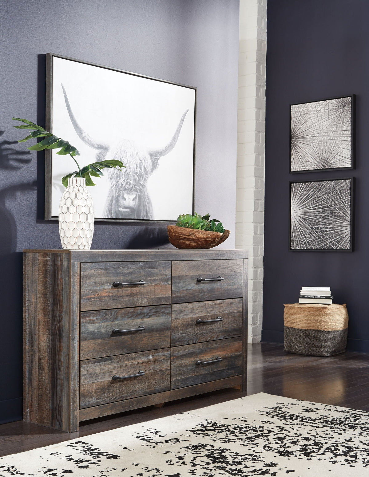 Drystan Bookcase Bedroom Set
