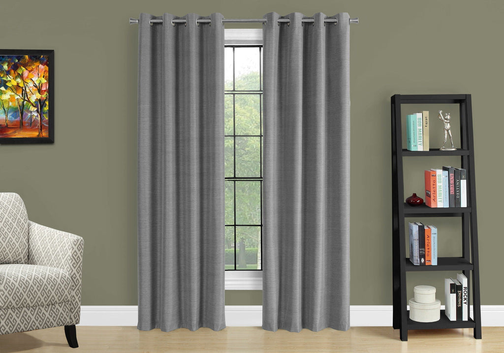 Contemporary Room-Darkening Grommet Curtain Panels — Set of 2