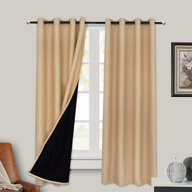 Black-Lined Blackout Curtain Panel