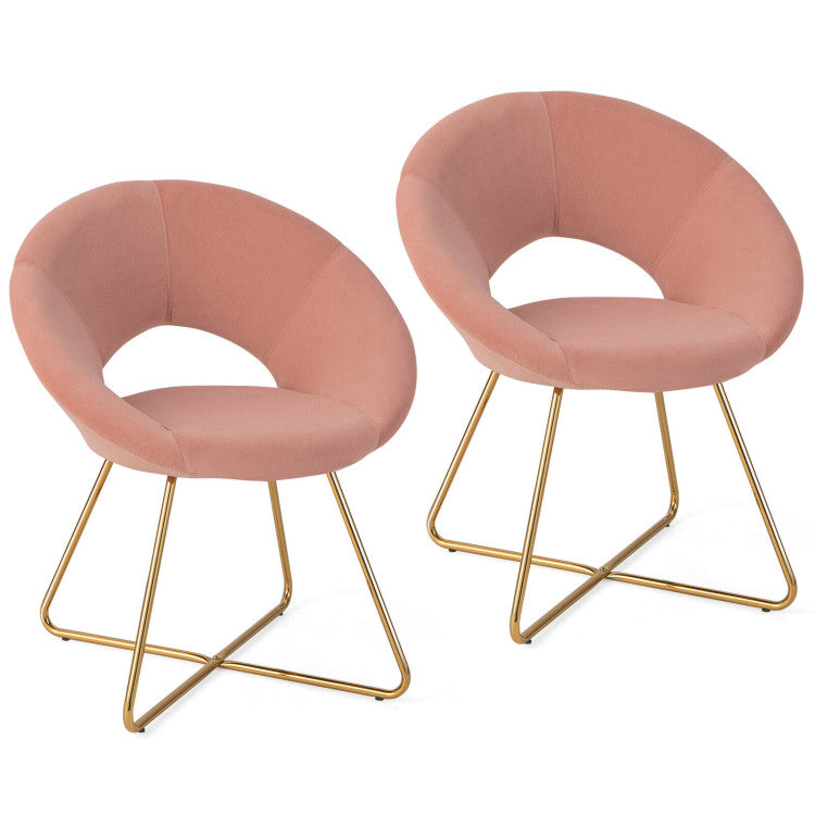 4-Piece Kitchen & Dining Bundle: Modern Velvet Accent Chair (Set of 2) + Height