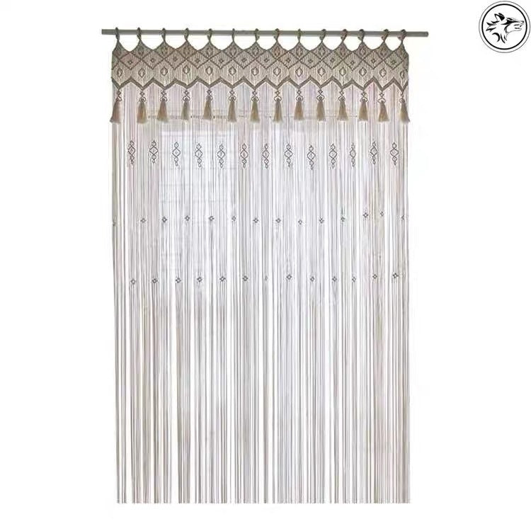 Bohemian Hand-Woven Tapestry Curtain Partition Bohemian Wedding Background Hanging