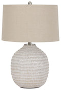 Jamon - Ceramic Table Lamp - Beige