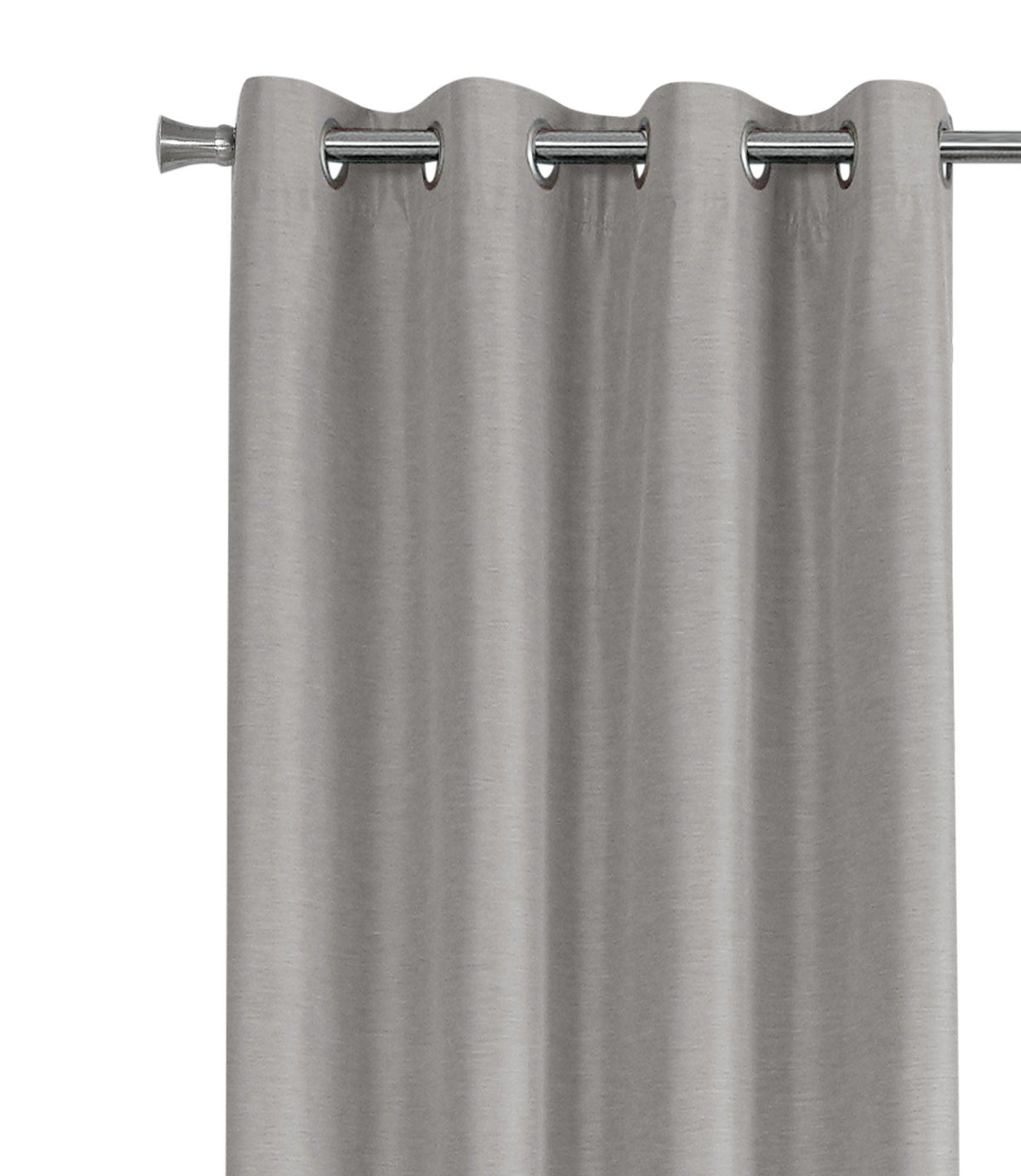 Contemporary Room-Darkening Grommet Curtain Panels — Set of 2