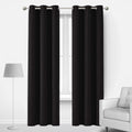 Thermal Blackout Grommet Curtains, Set of Two
