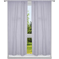 Cotton Chevron Blackout Curtains, Set of Two