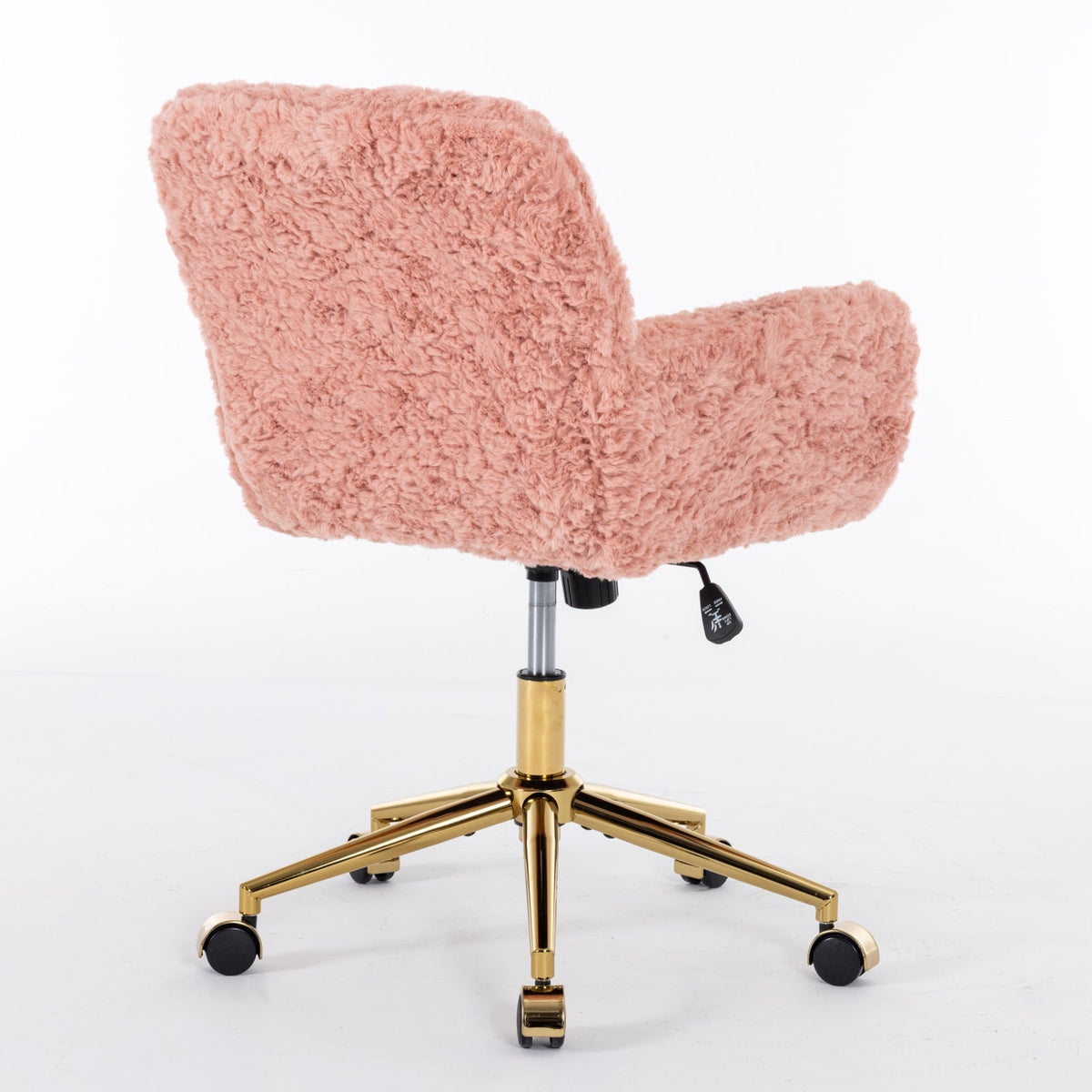 A&A Furniture Office Chair with Golden Metal Base