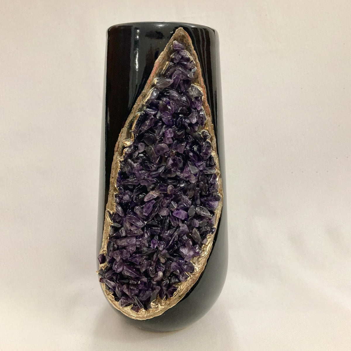 Black Ceramic Vase Set