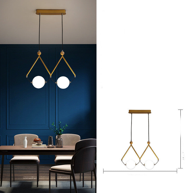 European Multi-Head Pendant Light