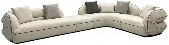 Italian Minimalist Cookie Curved Sofa for Villa Hotel Lounge