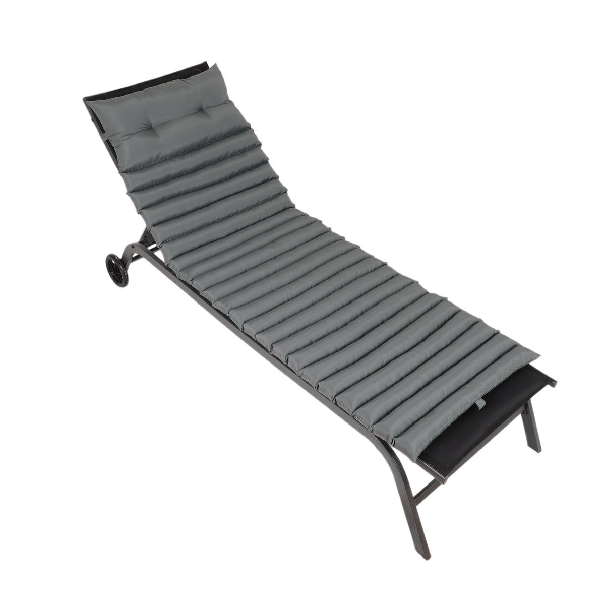 2PCS Set Outdoor Lounge Chair Cushion Replacement Patio Funiture Seat Cushion
