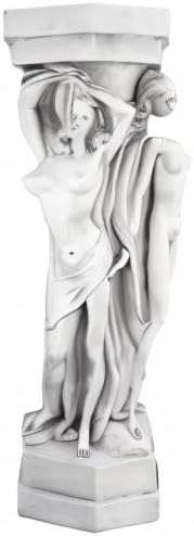 Design Toscano Column of Maenads Women Indoor/Outdoor Sculptural Display Pedestal