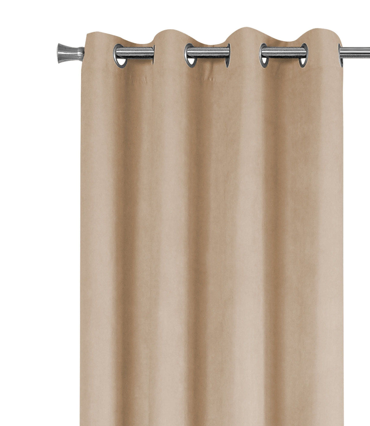 Room-Darkening Grommet Curtain Panels — Set of 2