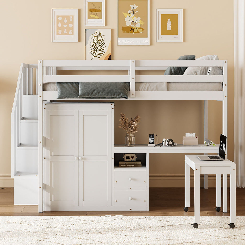 Loft Bed With Stairs
