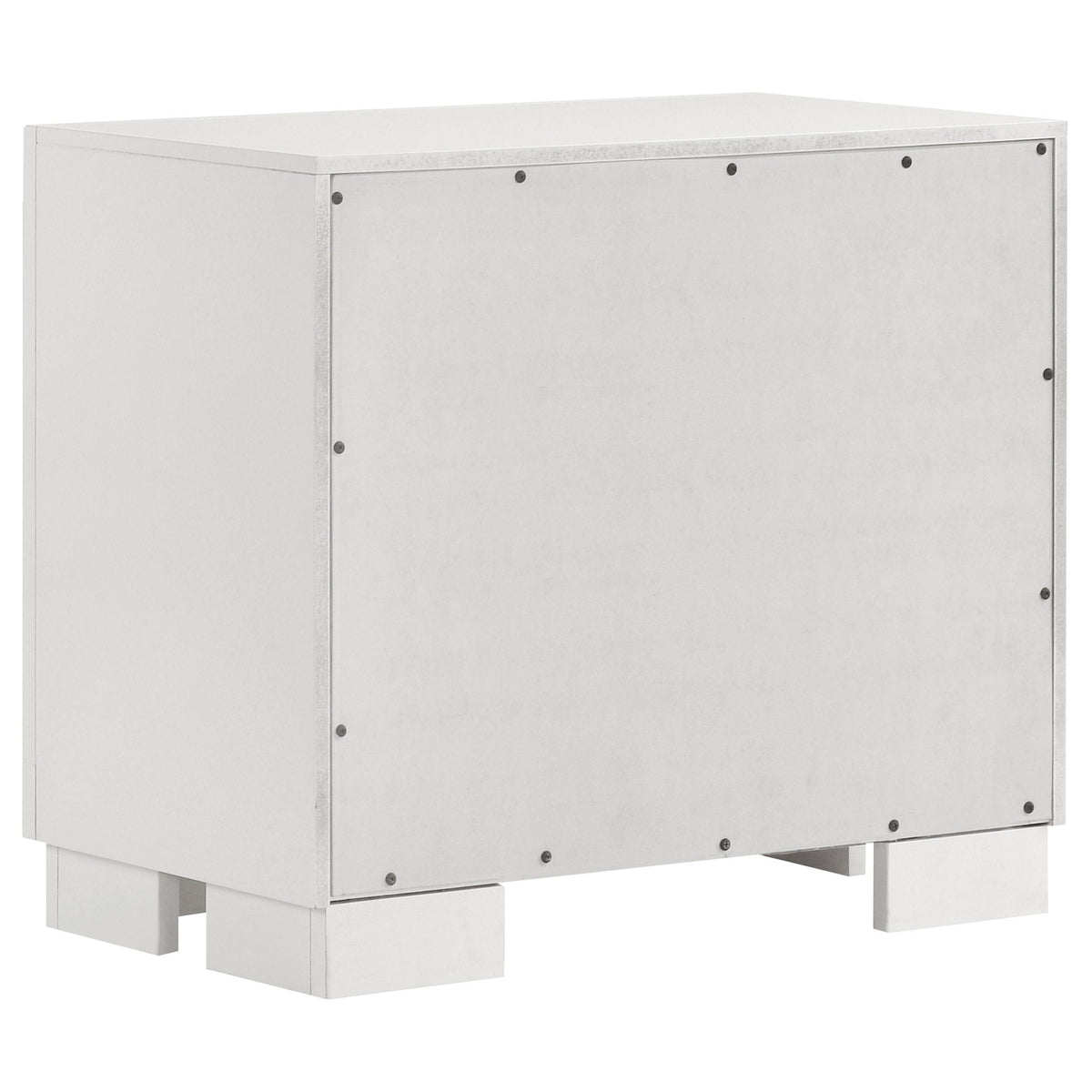 Jessica Snow White Six-Piece Queen LED Bedroom Set