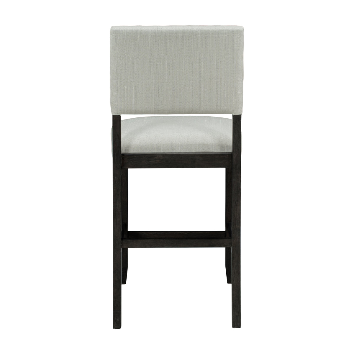 Espresso & Beige Counter-Height Dining Set