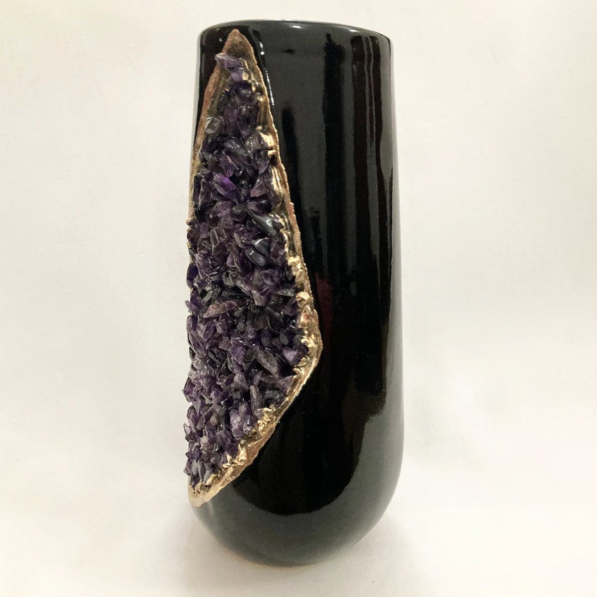 Black Ceramic Vase Set