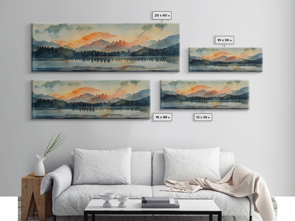 Watercolor painting of a forest fire