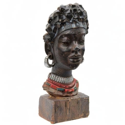 Leekung African Statues for Home Decor, African Art Sculptures Man Statue