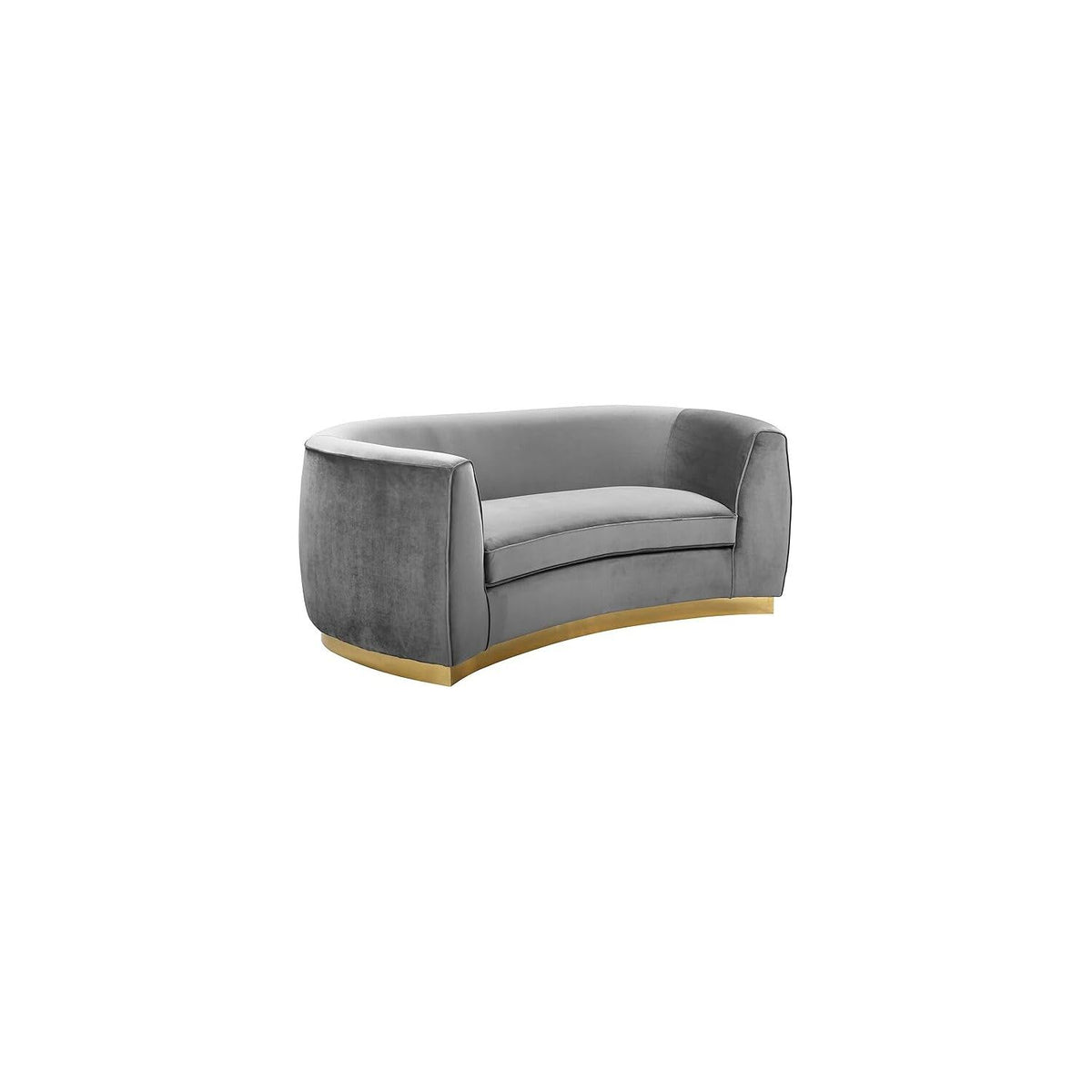 Maykoosh Velvet Accent Chair - Modern Living Room Upholstered Seating with Steel