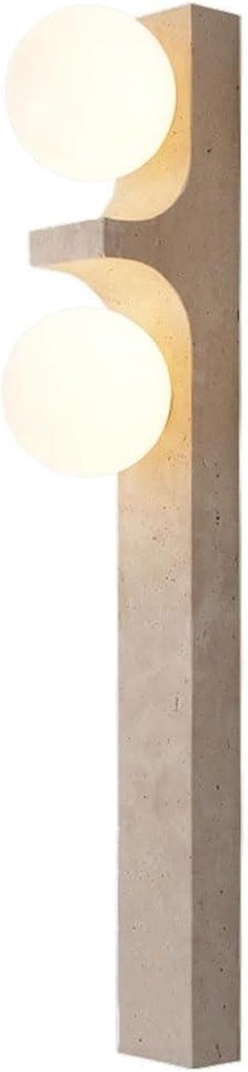 Nordic Industrial Style Yellow Travertine Wall Lamp