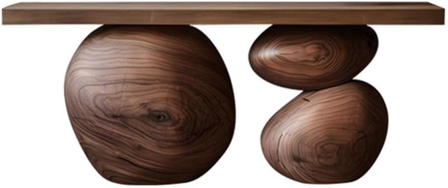 Solid Wood Entryway Console Table