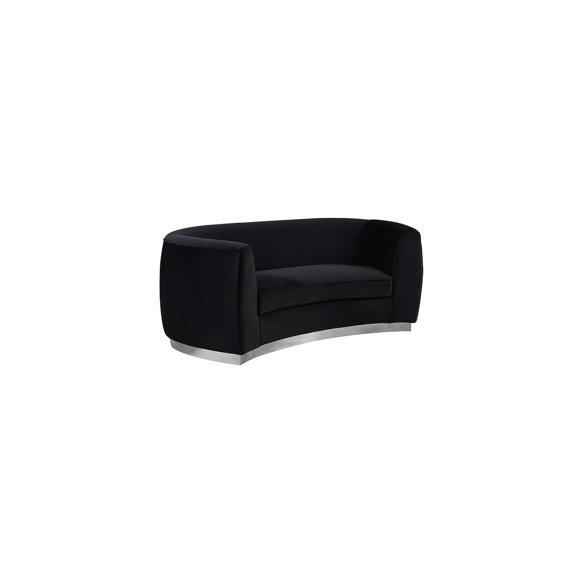 Maykoosh Velvet Accent Chair - Modern Living Room Upholstered Seating with Steel