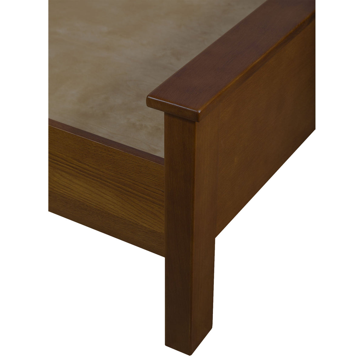 Walnut Mission Oak Panel Bed
