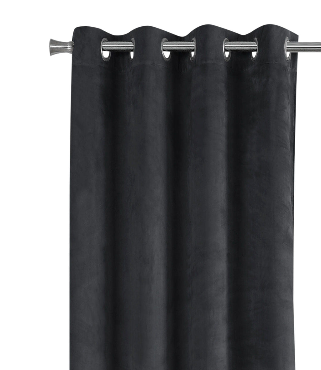 Contemporary Room-Darkening Grommet Curtain Panels — Set of 2
