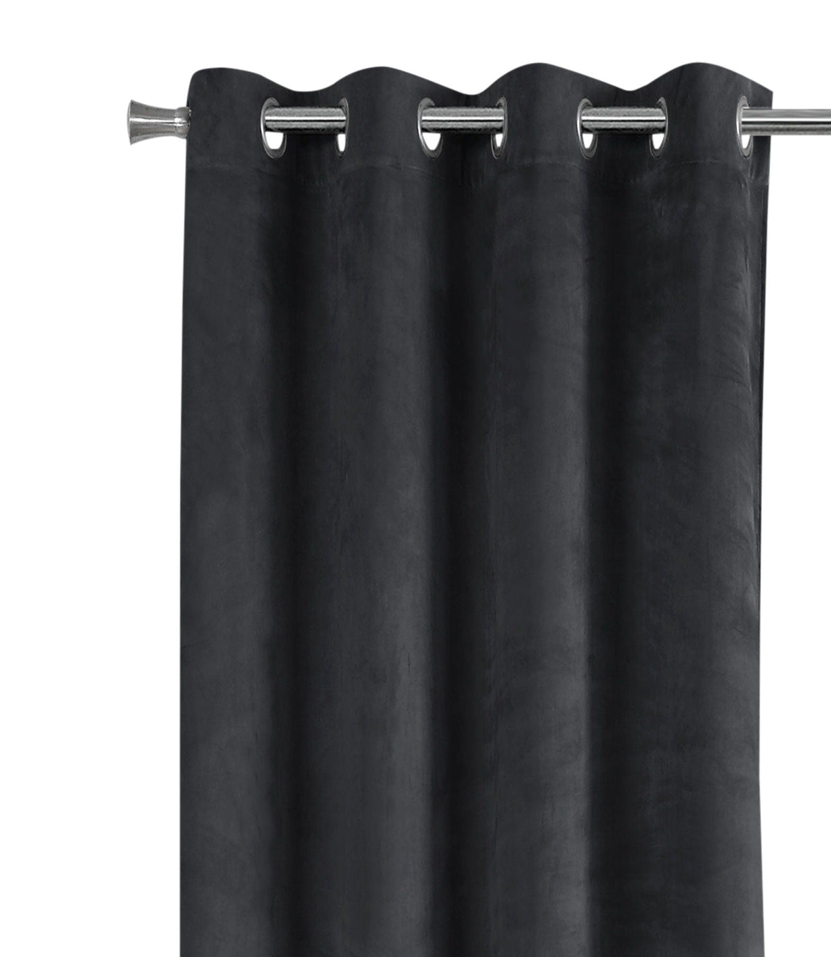 Contemporary Room-Darkening Grommet Curtain Panels — Set of 2