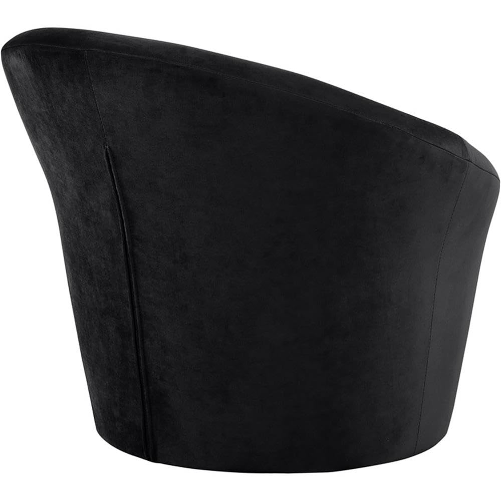 BOWERY HILL Contemporary Velvet Accent Chair