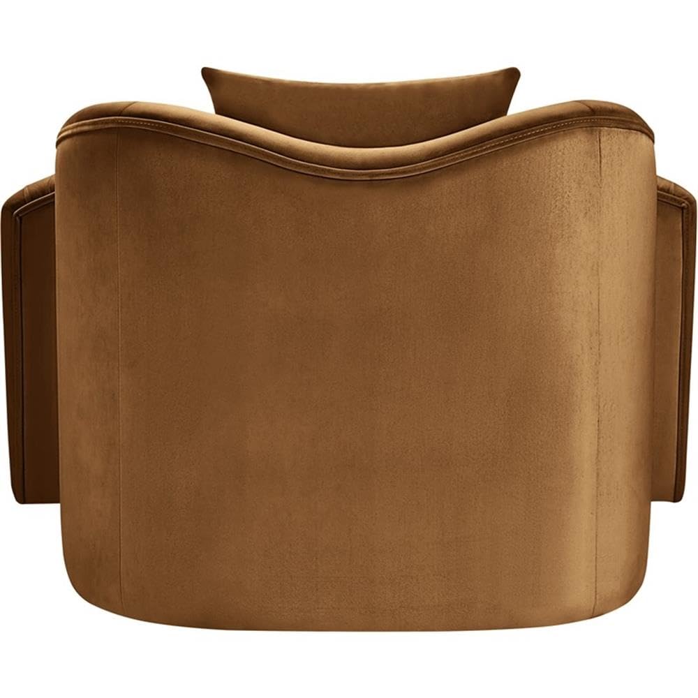 BOWERY HILL Contemporary Velvet Accent Chair
