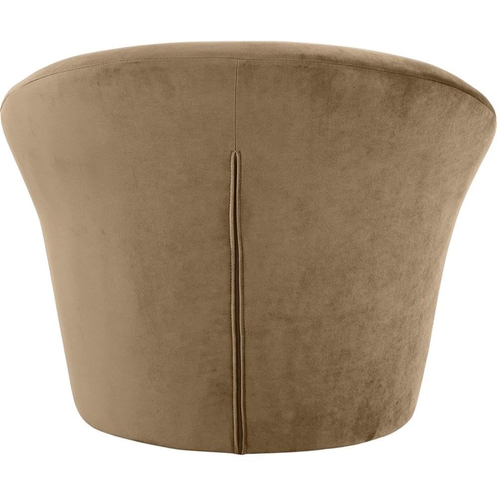 BOWERY HILL Contemporary Velvet Accent Chair