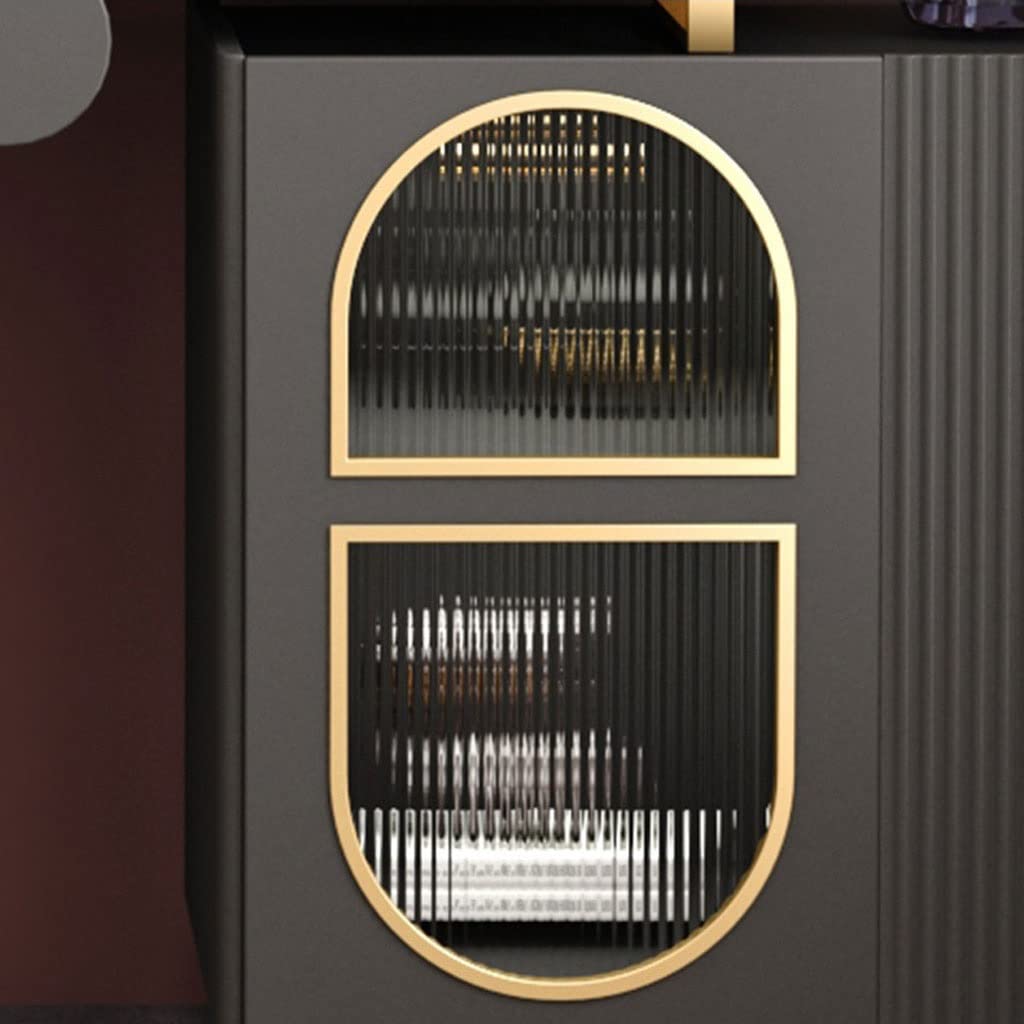 110 cm Retractable Vanity Desk with Dimmable Mirror