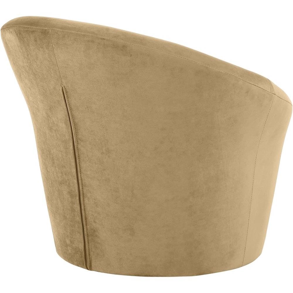 BOWERY HILL Contemporary Velvet Accent Chair