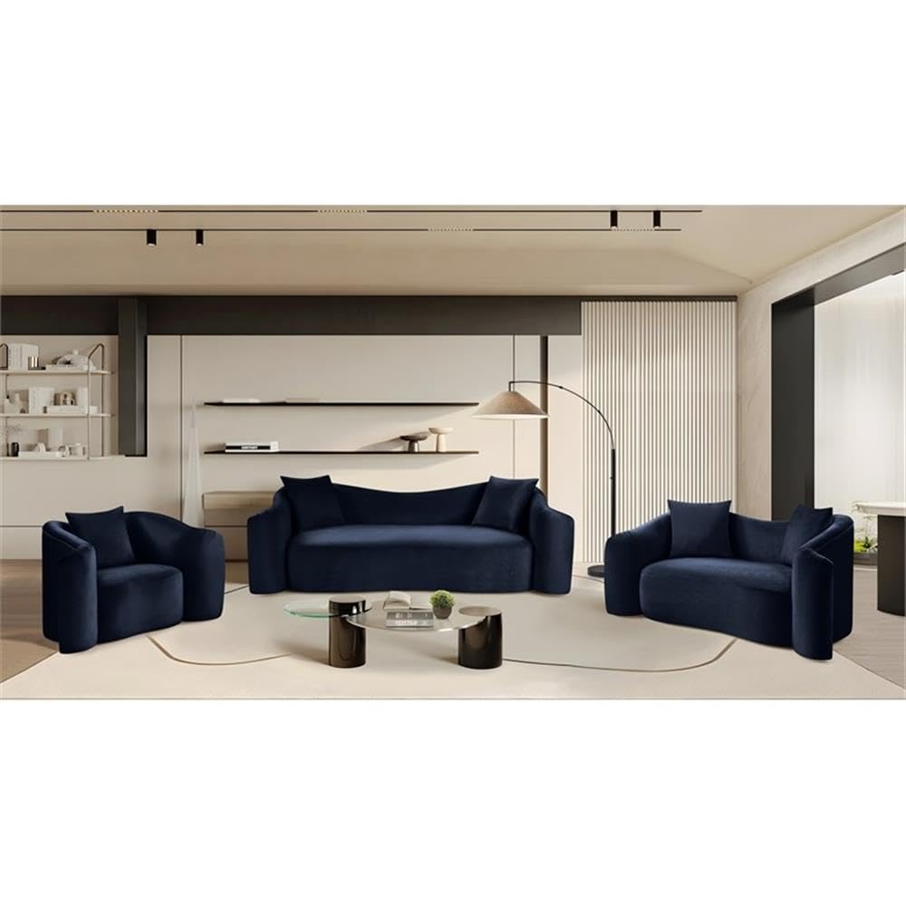 BOWERY HILL Contemporary Velvet Accent Chair