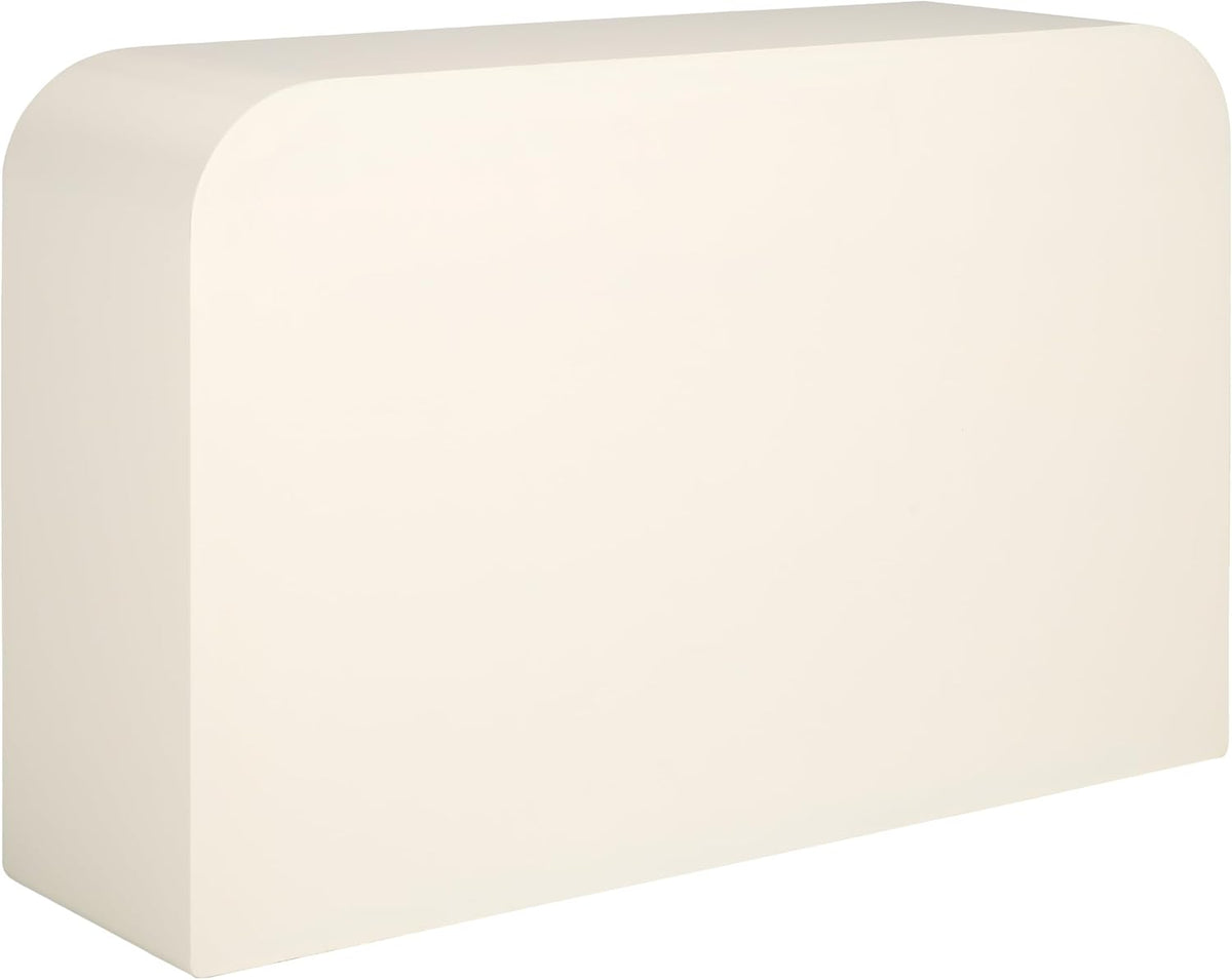 Nefeli Ivory Geometric Console Table
