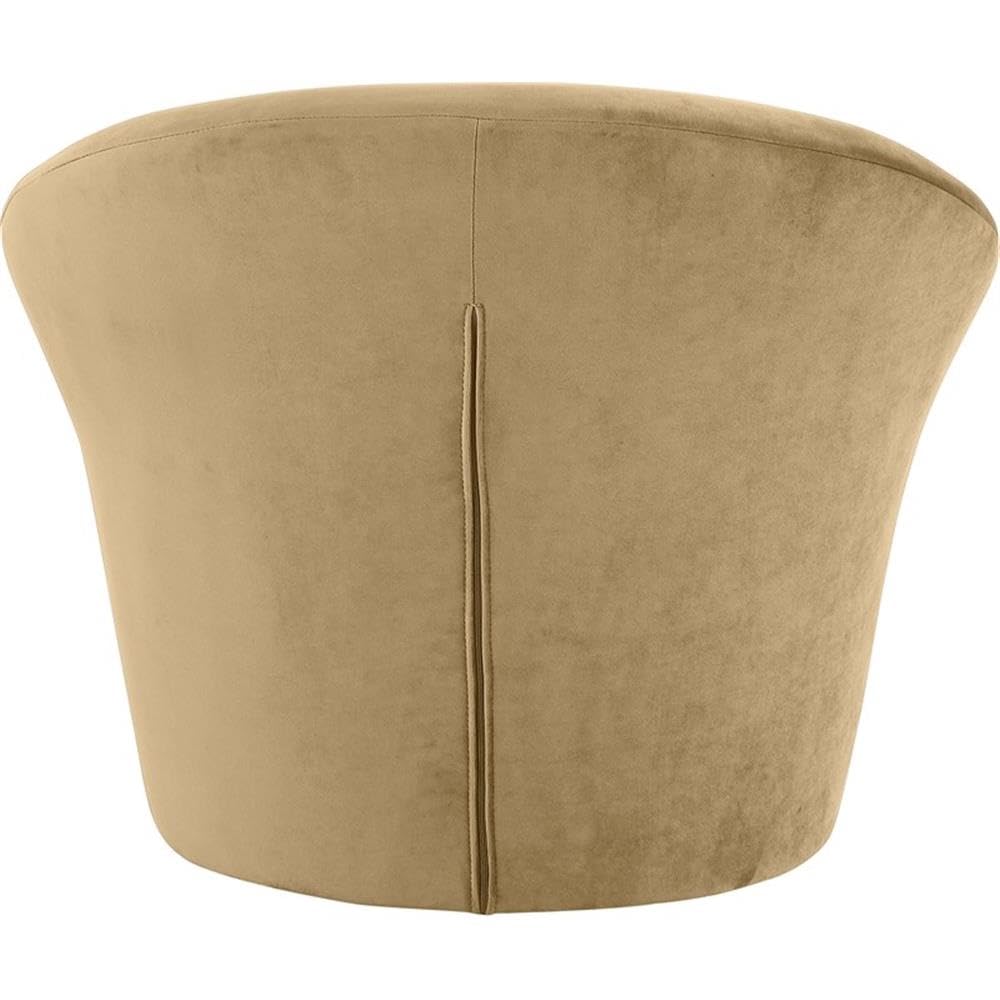 BOWERY HILL Contemporary Velvet Accent Chair