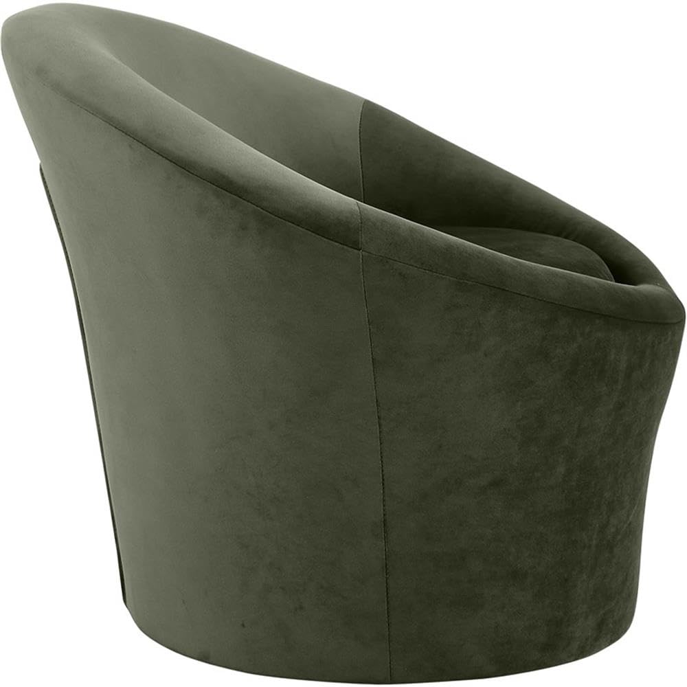 BOWERY HILL Contemporary Velvet Accent Chair