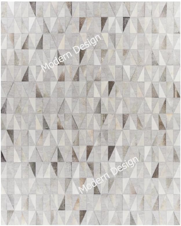 Modern Design Patchwork Cowhide Area Rug