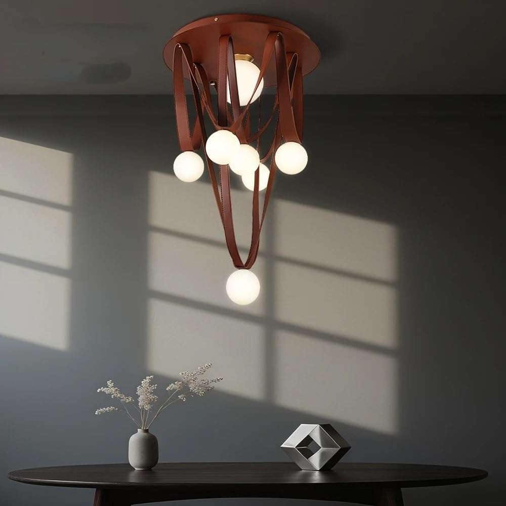 Italian Minimalist Belt Designer Living Room Combination Light Dining Room Decor Hanging Lamp Art Exhibition Hall Light,for House