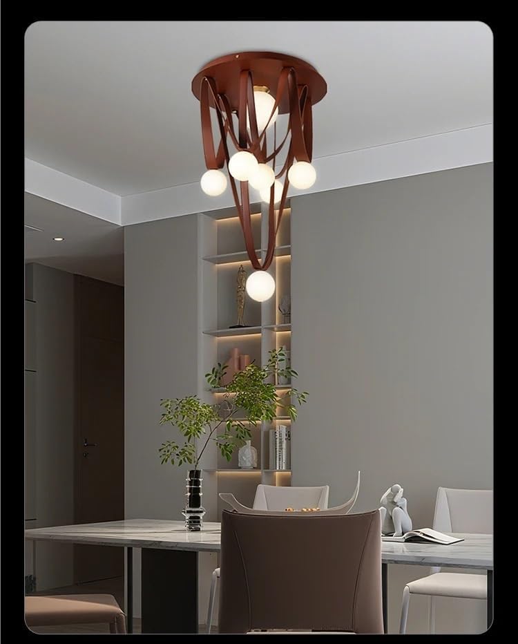 Italian Minimalist Belt Designer Living Room Combination Light Dining Room Decor Hanging Lamp Art Exhibition Hall Light,for House