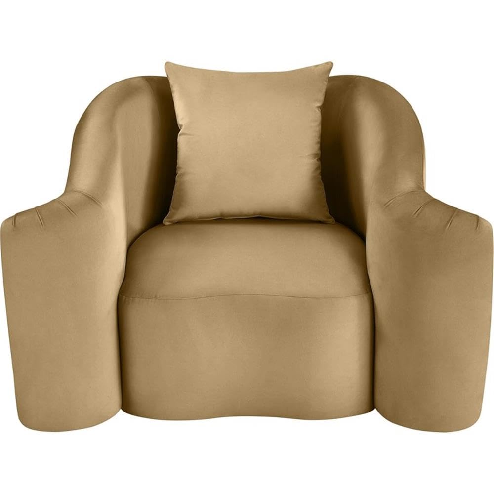 BOWERY HILL Contemporary Velvet Accent Chair