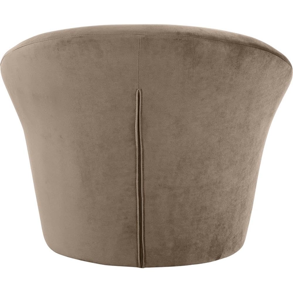 BOWERY HILL Contemporary Velvet Accent Chair