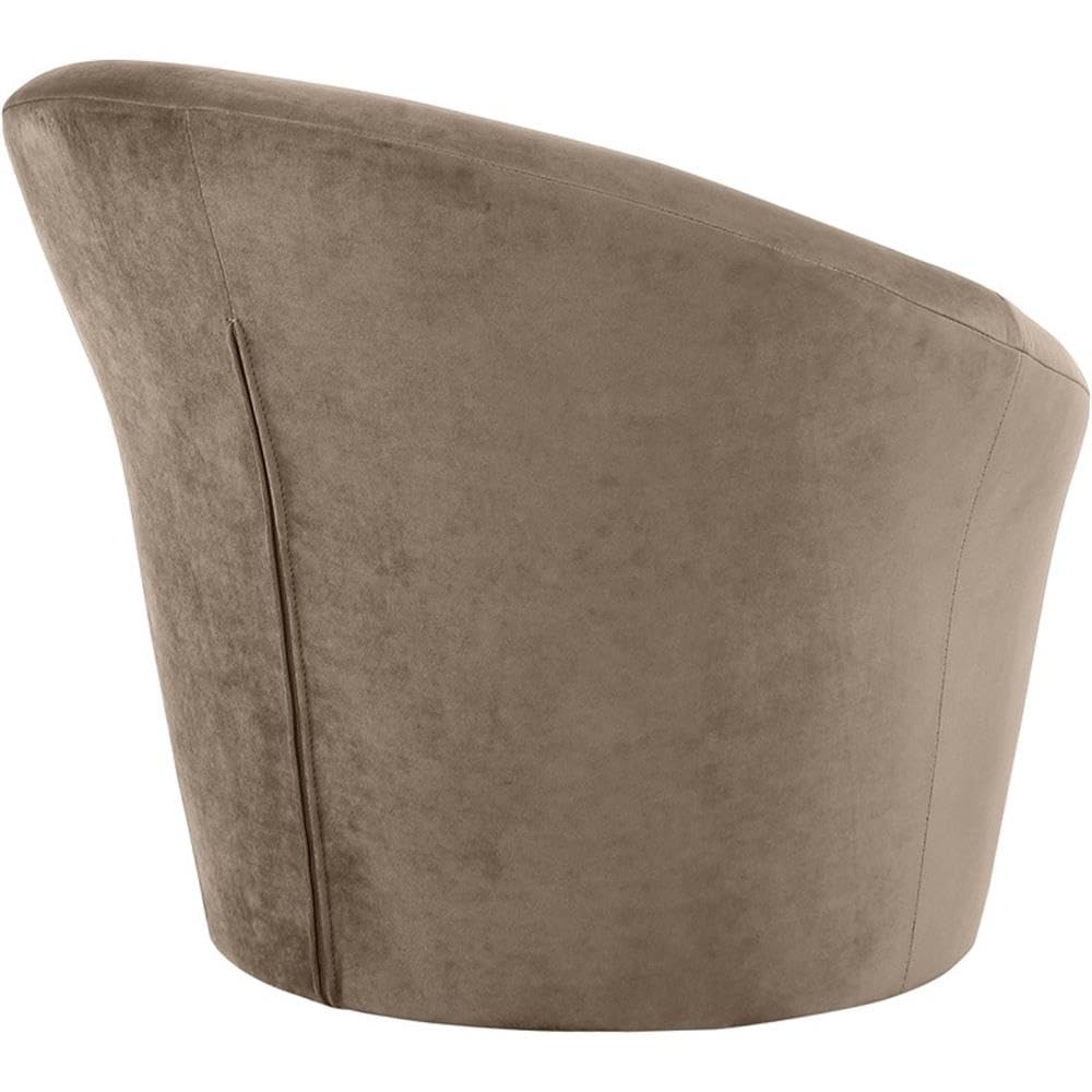 BOWERY HILL Contemporary Velvet Accent Chair