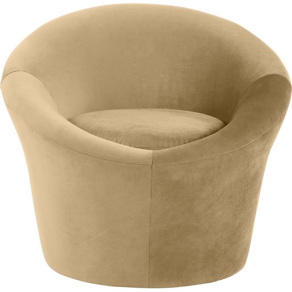 BOWERY HILL Contemporary Velvet Accent Chair