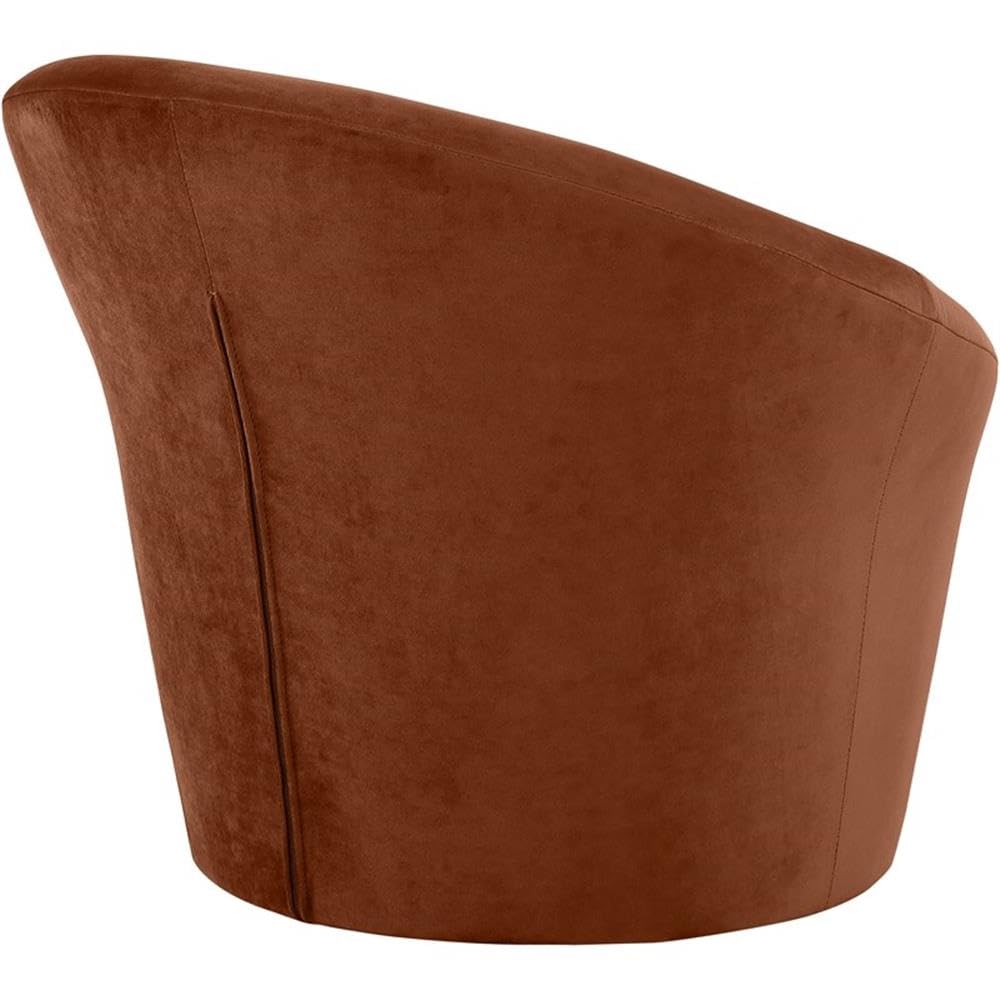 BOWERY HILL Contemporary Velvet Accent Chair