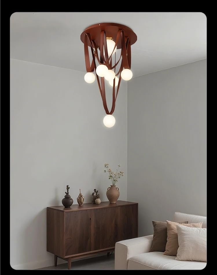 Italian Minimalist Belt Designer Living Room Combination Light Dining Room Decor Hanging Lamp Art Exhibition Hall Light,for House