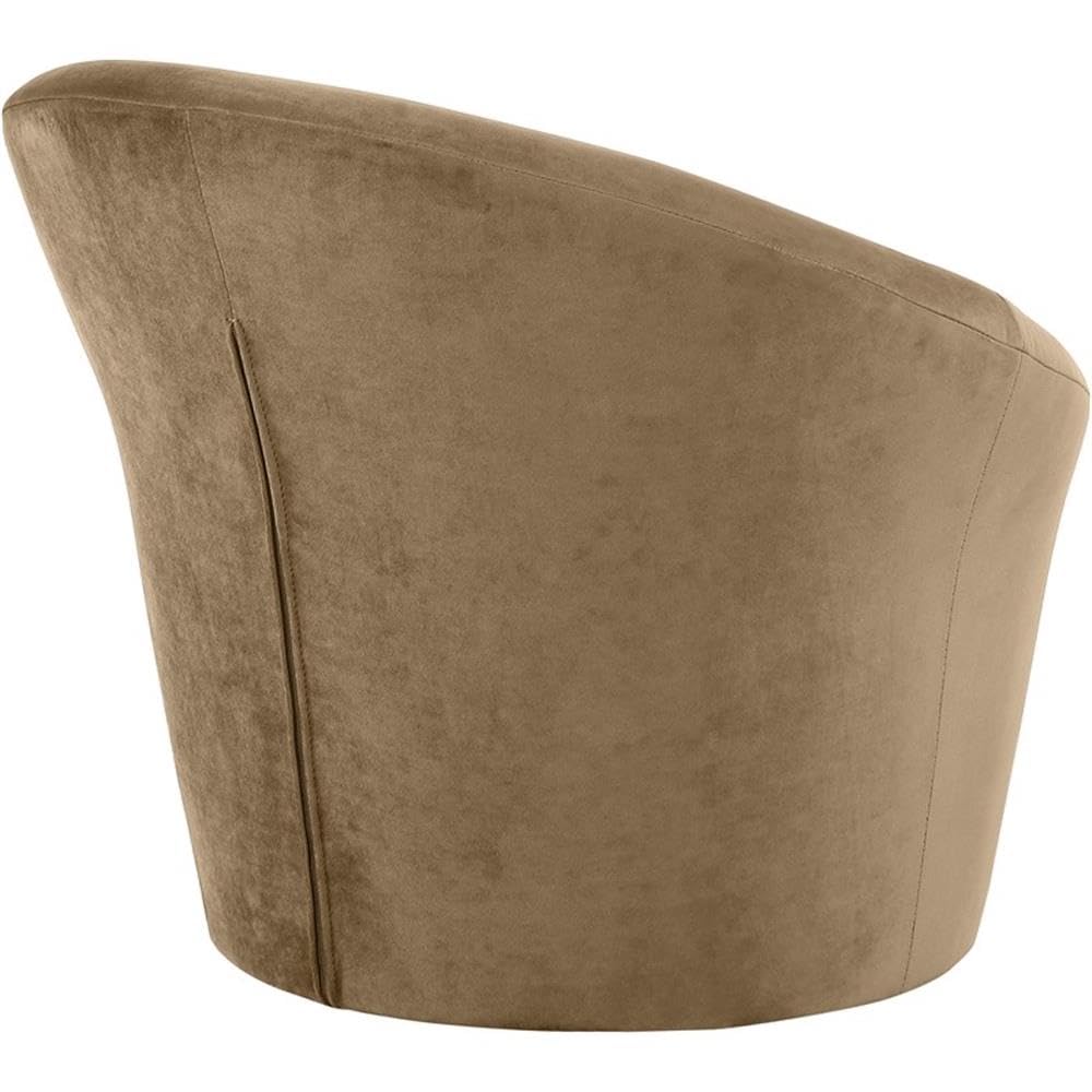 BOWERY HILL Contemporary Velvet Accent Chair