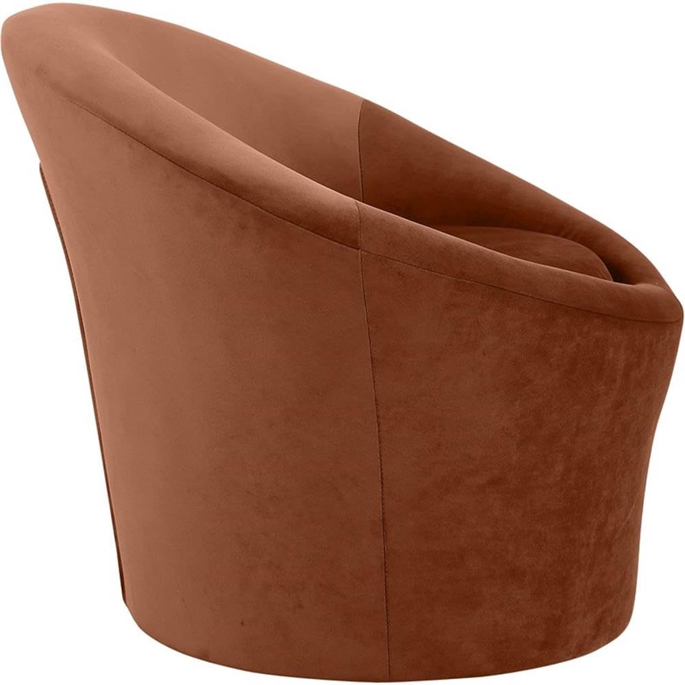 BOWERY HILL Contemporary Velvet Accent Chair