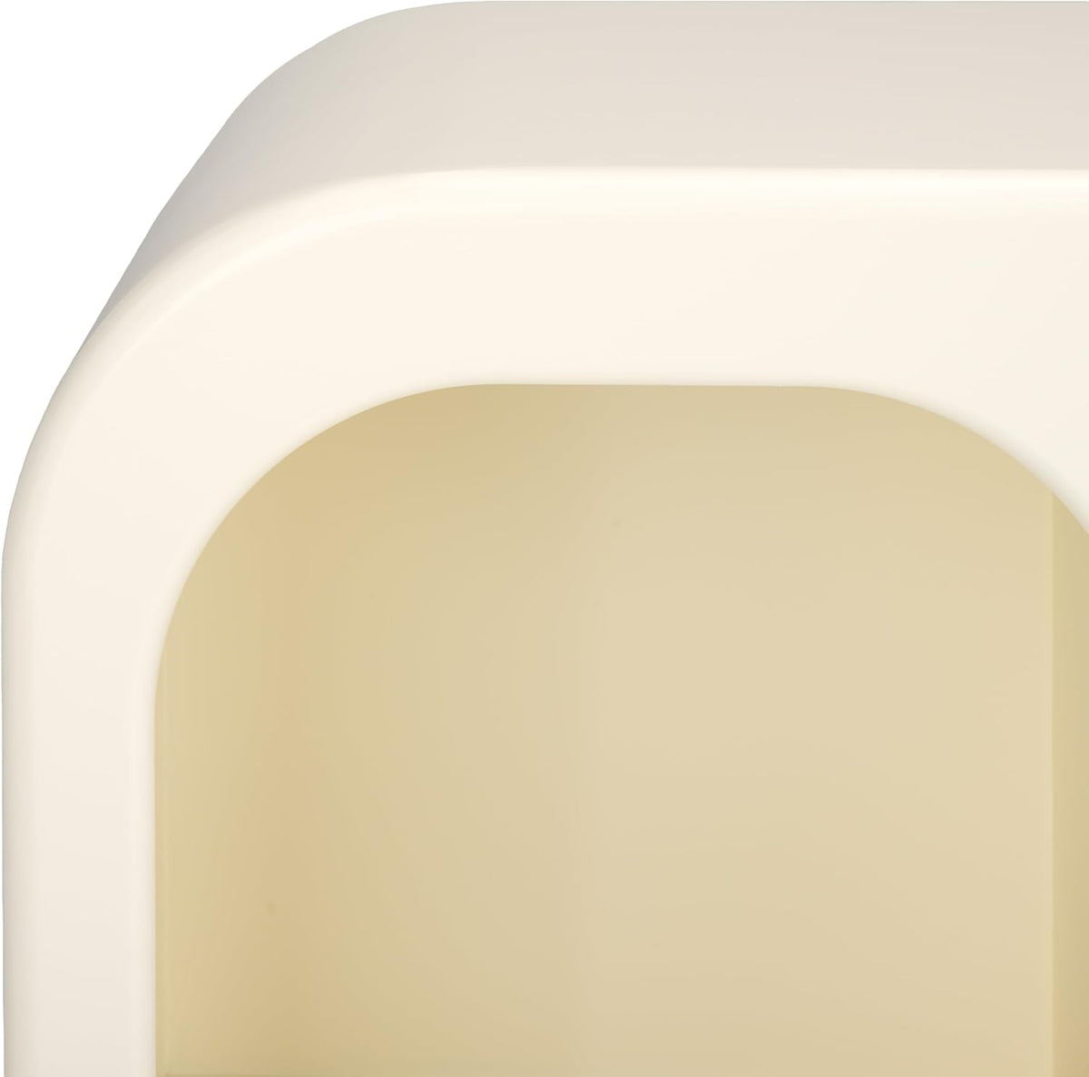 Nefeli Ivory Geometric Console Table